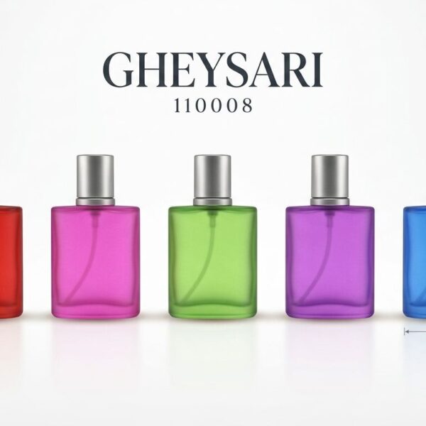 شیشه عطر جیو مات رنگی 30 میل 12 عددی