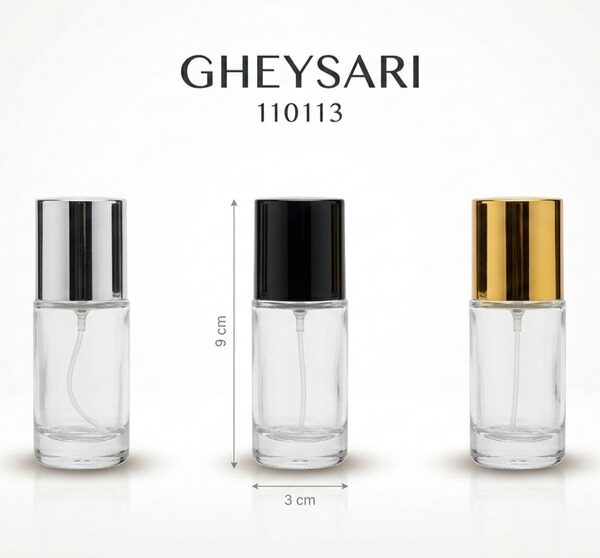 شیشه عطر ساواج درب تخت شفاف 20 میل 12 عددی