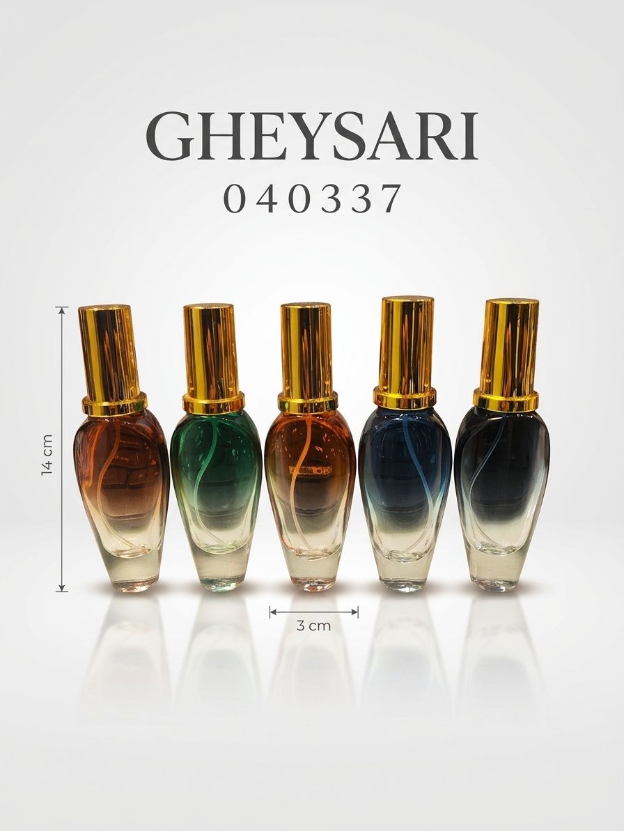 شیشه اسکادا رنگی 30 میل 12 عددی 1 شیشه عطر اسکادا رنگی ۳۰ میل - عطر قیصری