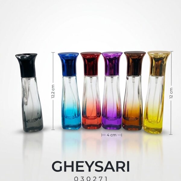 شیشه عطر ژکساف درب یووی 15 میل 12 عددی