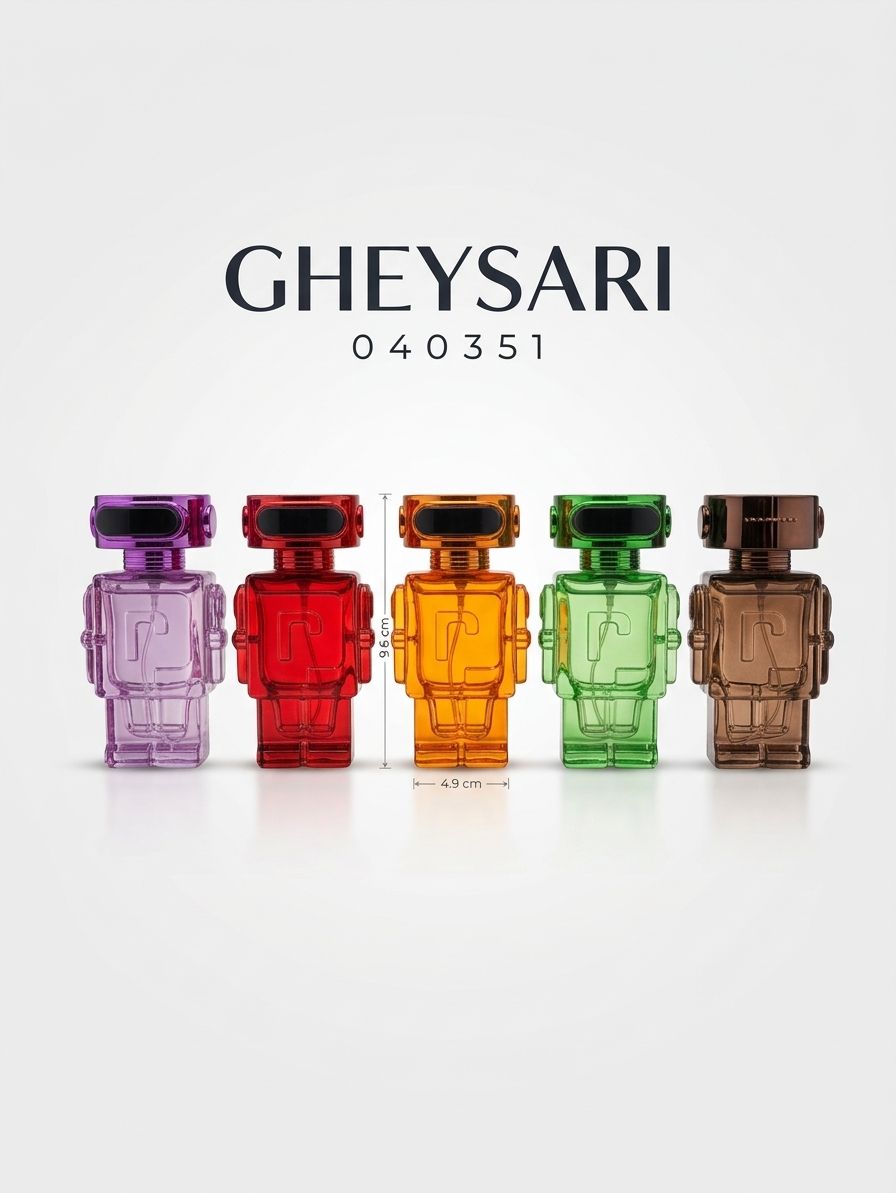 شیشه فانتوم رنگی 25 میل 12 عددی 1 شیشه عطر فانتوم رنگی 25 میل - عطر قیصری