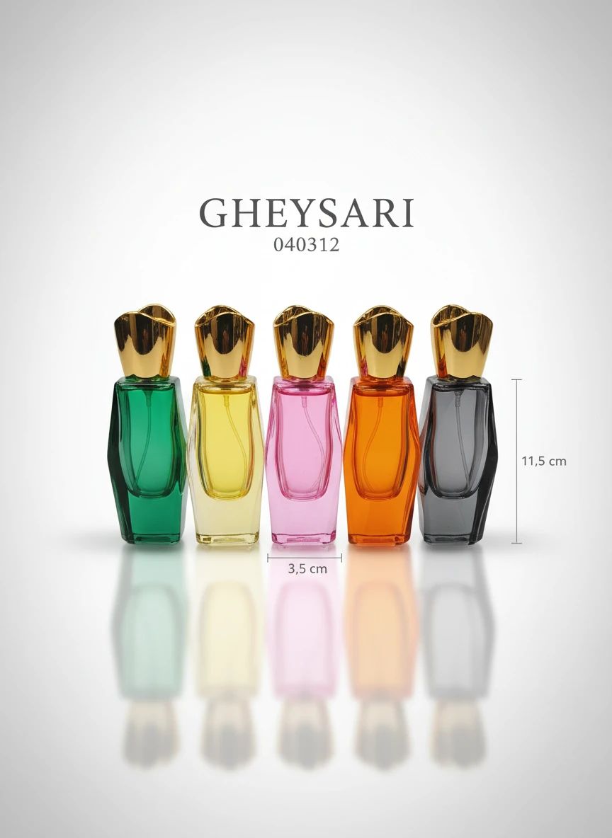 شیشه عطر پیرلند رنگی 30 میل 12 عددی 2 شیشه عطر پیرلند رنگی - عطر قیصری