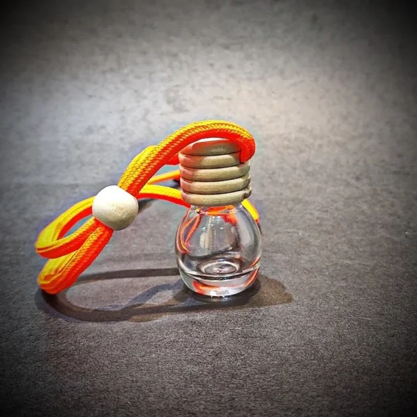 شیشه عطر آویز ماشین 5 میل توپی