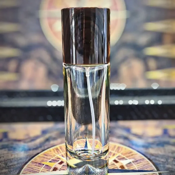 شیشه عطر استوانه ای درب چوبی 30 میل 12 عددی