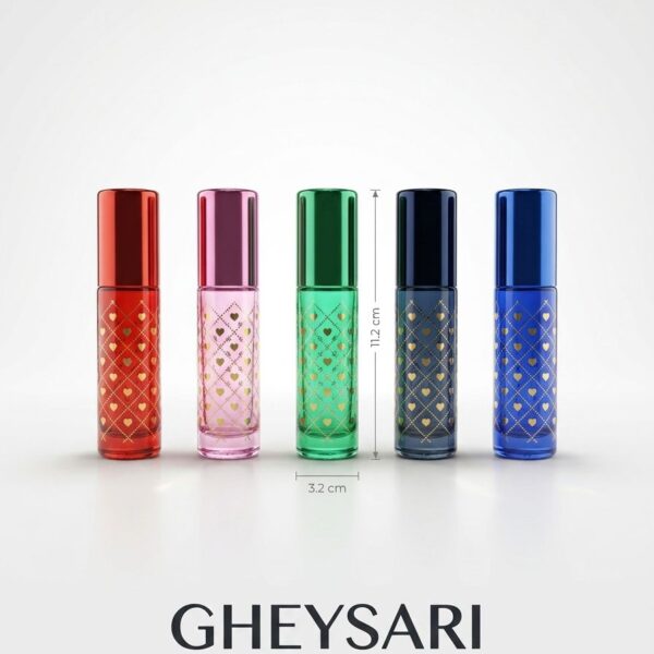 شیشه عطر پاریس طلاکوب 15 میل 12 عددی