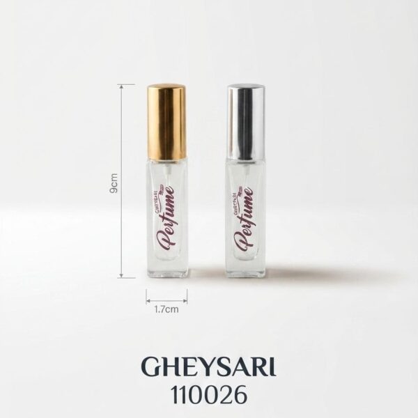 شیشه عطر (پیچی) لگو دار درب فلز 8 میل