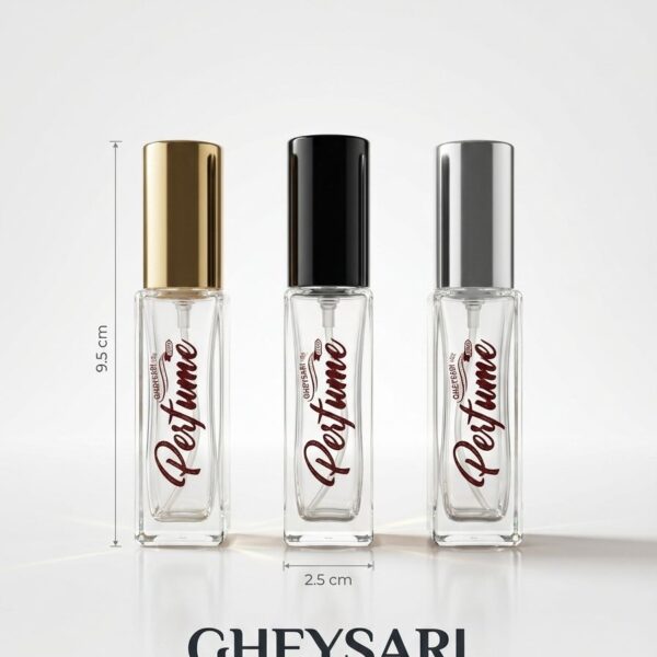 شیشه عطر لگو دار درب فلز 8 میل 12 عددی