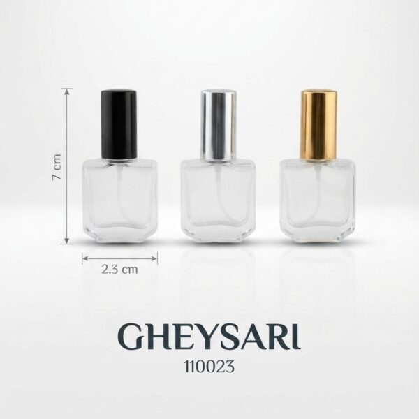 شیشه عطر (پیچی) پایه دار 8 میل