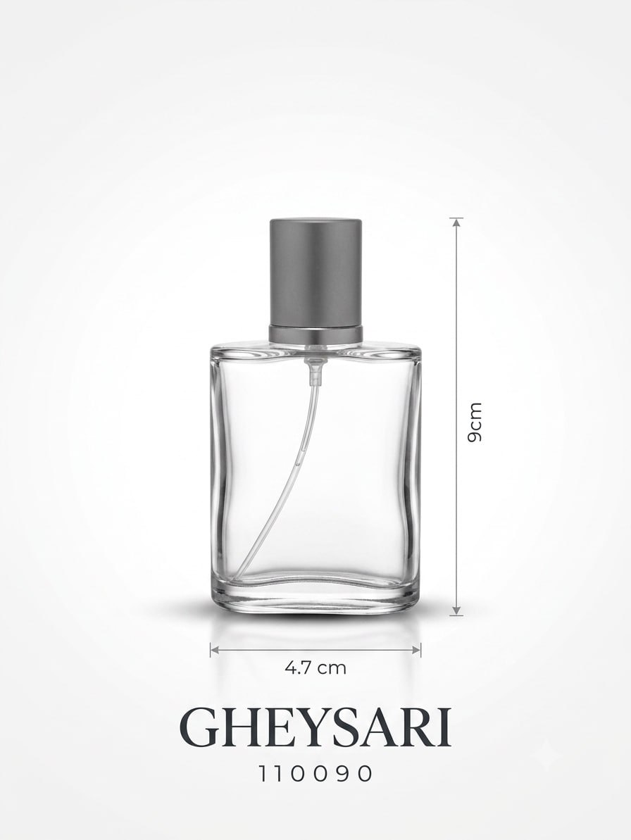 شیشه عطر جیو شفاف 30 میل 1 شیشه عطر جیو شفاف 30 میل