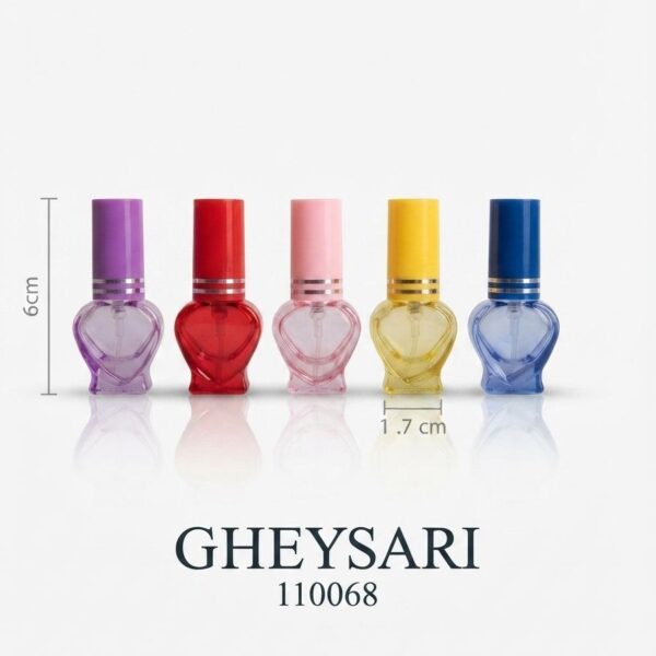 شیشه عطر قلبی 5 میل