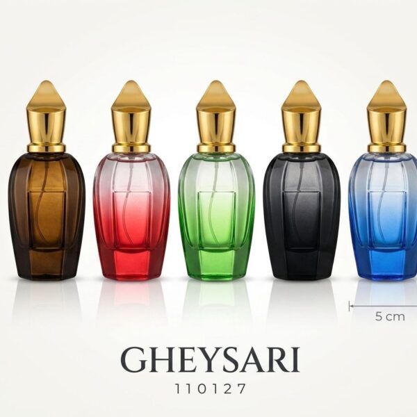 شیشه عطر زرجف رنگی 100 میل 12 عددی